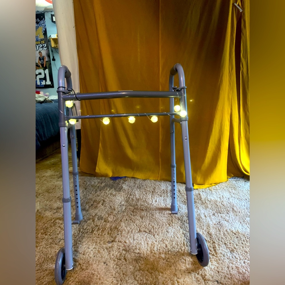 A petit walker an wheelchair an attachments an both are in great condition.